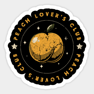 Peach Lover Sticker